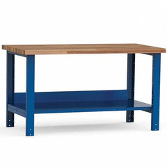 Rousseau Metal - Stationary Work Benches, Tables Type: Work Bench Top Material: Laminated Wood - Benchmark Tooling