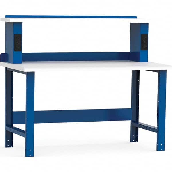 Rousseau Metal - Stationary Work Benches, Tables Type: Work Bench Top Material: Laminated Plastic - Benchmark Tooling
