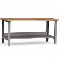 Rousseau Metal - Stationary Work Benches, Tables Type: Work Bench Top Material: Laminated Wood - Benchmark Tooling