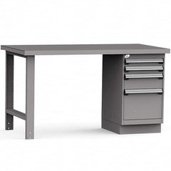 Rousseau Metal - Stationary Work Benches, Tables Type: Work Bench Top Material: Painted Steel - Benchmark Tooling