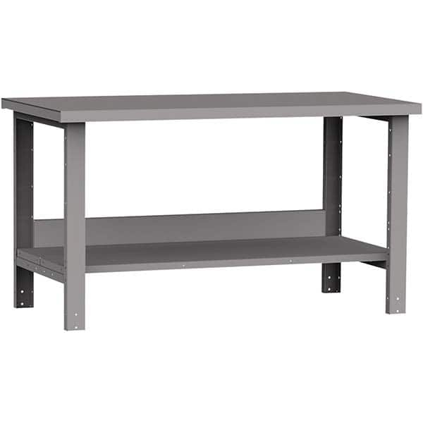 Rousseau Metal - Stationary Work Benches, Tables Type: Work Bench Top Material: Painted Steel - Benchmark Tooling