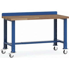 Rousseau Metal - Mobile Work Benches Type: Mobile Workbench Length: 60 (Inch) - Benchmark Tooling