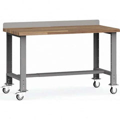 Rousseau Metal - Mobile Work Benches Type: Mobile Workbench Length: 60 (Inch) - Benchmark Tooling
