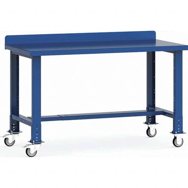 Rousseau Metal - Mobile Work Benches Type: Mobile Workbench Length: 60 (Inch) - Benchmark Tooling