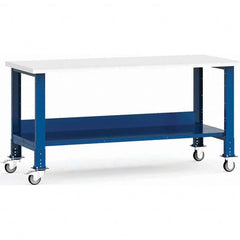 Rousseau Metal - Mobile Work Benches Type: Mobile Workbench Length: 72 (Inch) - Benchmark Tooling