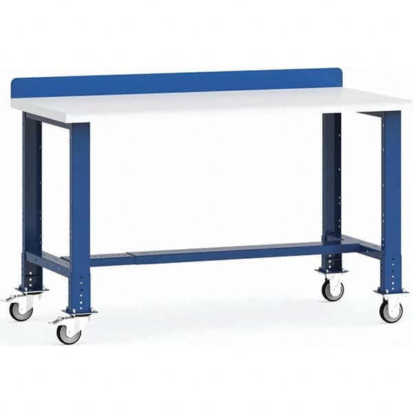 Rousseau Metal - Mobile Work Benches Type: Mobile Workbench Length: 60 (Inch) - Benchmark Tooling