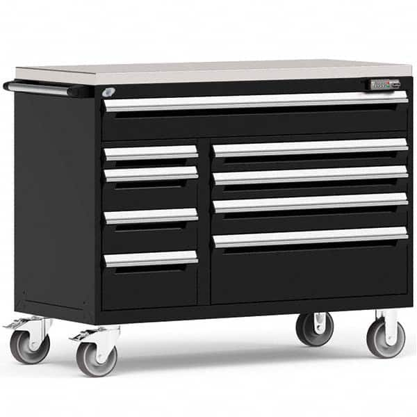 Rousseau Metal - Tool Roller Cabinets Drawers Range: 5 - 10 Drawers Width Range: 48" and Wider - Benchmark Tooling