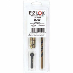 E-Z LOK - Thread Repair Kits Insert Thread Size (Inch): #8-32 Includes Drill: Yes - Benchmark Tooling