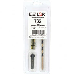 E-Z LOK - Thread Repair Kits Insert Thread Size (Inch): #8-32 Includes Drill: Yes - Benchmark Tooling