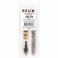 E-Z LOK - Thread Repair Kits Insert Thread Size (Inch): 3/8-16 Includes Drill: Yes - Benchmark Tooling