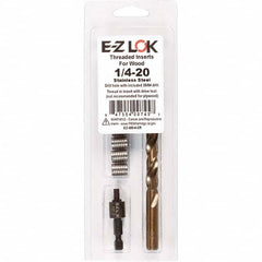 E-Z LOK - Thread Repair Kits Insert Thread Size (Inch): 1/4-20 Includes Drill: Yes - Benchmark Tooling