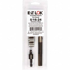 E-Z LOK - Thread Repair Kits Insert Thread Size (Inch): 5/16-24 Includes Drill: Yes - Benchmark Tooling