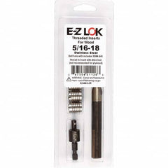 E-Z LOK - Thread Repair Kits Insert Thread Size (Inch): 5/16-18 Includes Drill: Yes - Benchmark Tooling