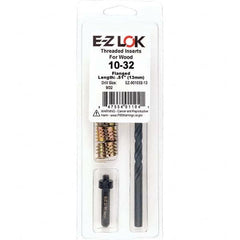 E-Z LOK - Thread Repair Kits Insert Thread Size (Inch): #10-32 Includes Drill: Yes - Benchmark Tooling