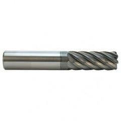 1x1x1-1/2x4 7 Flute .125R Tuff Cut® XR7 End Mill-ALtima® Blaze - Benchmark Tooling