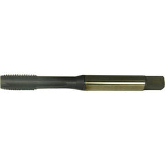 Cleveland - 1/4-28 UNF Class 2B 3-Flute TiAlN Finish HSS-E Spiral Point Tap - Exact Industrial Supply