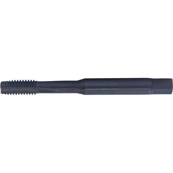 Spiral Point Tap: M3 x 0.5, Metric, 3 Flutes, Plug, 6H, HSS-E, Black Oxide Finish 0.748″ Thread Length, 2.2047″ OAL, Right Hand