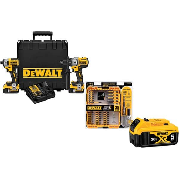 DeWALT - Cordless Tool Combination Kits Voltage: 20 Battery Chemistry: Lithium-Ion - Benchmark Tooling