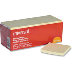 UNIVERSAL - Note Pads, Writing Pads & Notebooks Writing Pads & Notebook Type: Self-Stick Notes Size: 3 x 3 - Benchmark Tooling