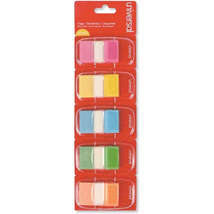 UNIVERSAL - Self-Stick Page Flags Style: Flag Color: Assorted - Benchmark Tooling