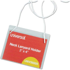 UNIVERSAL - Badge Holders Attachment Type: Hanging Horizontal or Vertical Holder: Horizontal - Benchmark Tooling