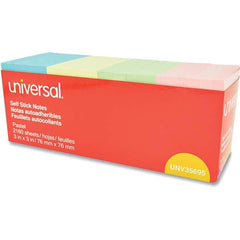UNIVERSAL - Note Pads, Writing Pads & Notebooks Writing Pads & Notebook Type: Self-Stick Notes Size: 3 x 3 - Benchmark Tooling