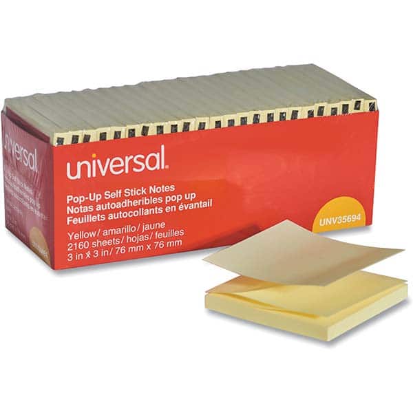 UNIVERSAL - Note Pads, Writing Pads & Notebooks Writing Pads & Notebook Type: Self-Stick Notes Size: 3 x 3 - Benchmark Tooling