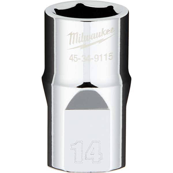 Milwaukee Tool - Hand Sockets Drive Size (Inch): 1/2 Size (mm): 14.0000 - Benchmark Tooling
