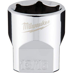 Milwaukee Tool - Hand Sockets Drive Size (Inch): 3/8 Size (Inch): 13/16 - Benchmark Tooling