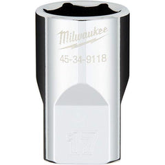 Milwaukee Tool - Hand Sockets Drive Size (Inch): 1/2 Size (mm): 17.0000 - Benchmark Tooling