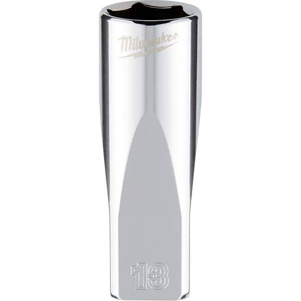 Milwaukee Tool - Hand Sockets Drive Size (Inch): 1/4 Size (mm): 13.0000 - Benchmark Tooling