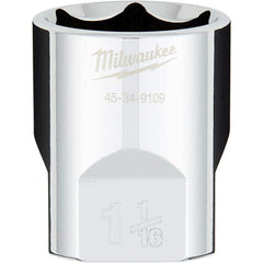 Milwaukee Tool - Hand Sockets Drive Size (Inch): 1/2 Size (Inch): 1-1/16 - Benchmark Tooling