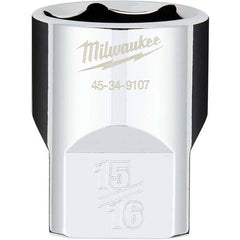 Milwaukee Tool - Hand Sockets Drive Size (Inch): 1/2 Size (Inch): 15/16 - Benchmark Tooling