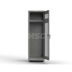 Locker: 24″ Wide, 24″ Deep, 75″ High Dusty Gray, 14-Gauge Steel