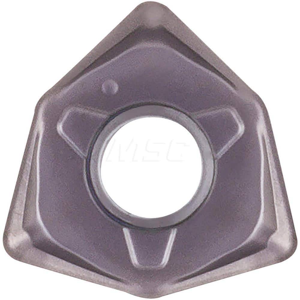 Kyocera WNMU 050408ENGH PR1525 Grade PVD Carbide, 80 Degree Trigon, Negative Rake Angle, Neutral Milling insert for Roughing in (P) Free-Cutting Steel