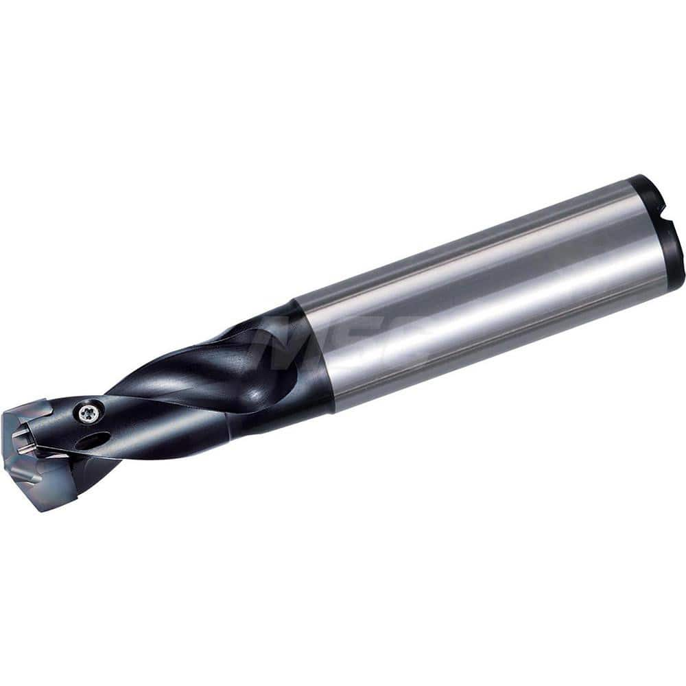 Replaceable Tip Drill: 14.5 to 14.99 mm Drill Dia, 22.5 mm Max Depth, 16 mm Straight-Cylindrical Shank Seat Size 14.5, 91.5 mm OAL, Through Coolant