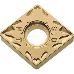 Kyocera CNMG 544PT CA5525 Grade CVD Carbide, 0 Degree, Diamond, Negative Rake Angle, Neutral Turning Insert for Light Interruption and Medium-Roughing in (P) Carbon/Alloy Steel