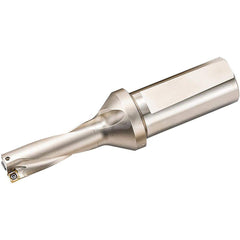 Kyocera S25DRV195M306, DRV Magic Drill 19.50mm Cutting Diameter, 25.00mm Shank Diameter, 3xD, Coolant-Through Indexable Insert Drill