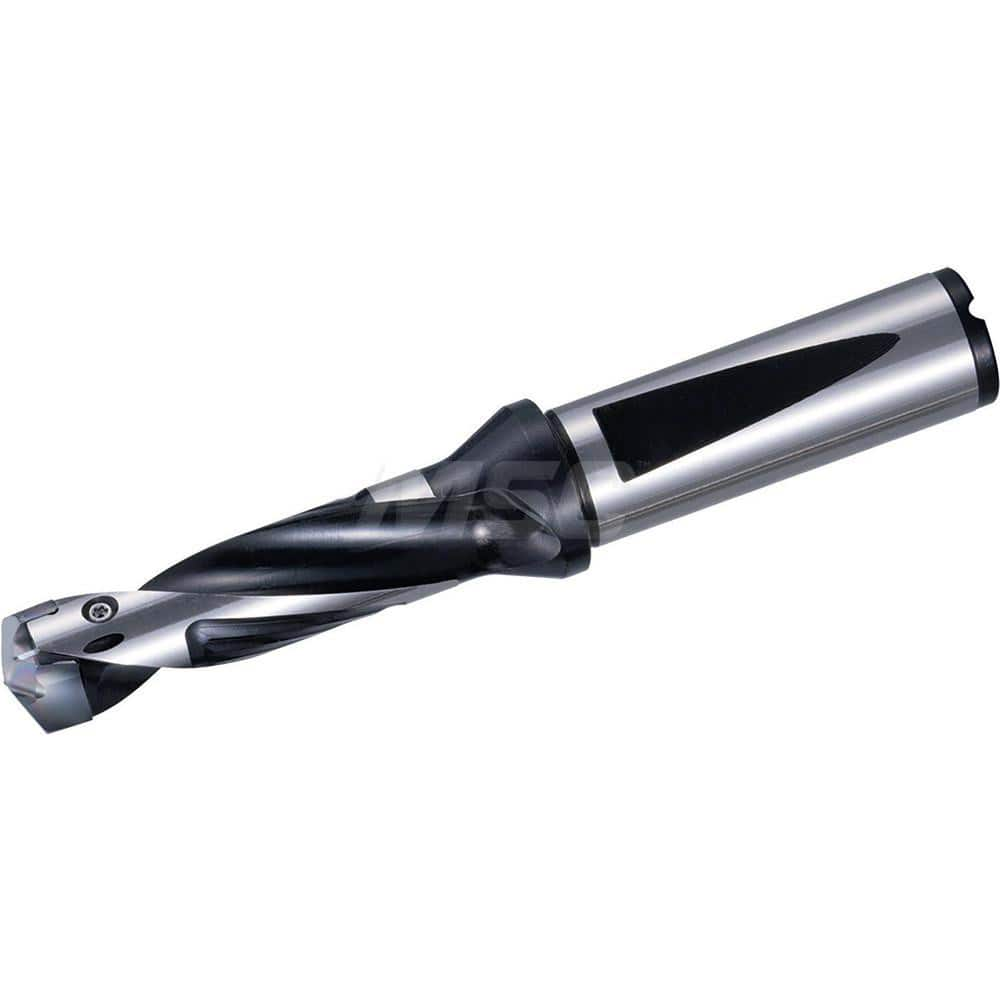 Replaceable Tip Drill: 7.94 to 8.49 mm Drill Dia, 25.5 mm Max Depth, 12 mm Flange Shank Seat Size 7.94, 84 mm OAL, Through Coolant