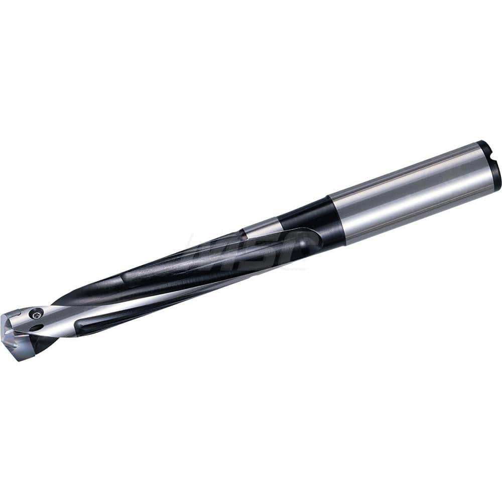 Replaceable Tip Drill: 25 to 25.5 mm Drill Dia, 130 mm Max Depth, 32 mm Straight-Cylindrical Shank Seat Size 25, 226 mm OAL, Through Coolant