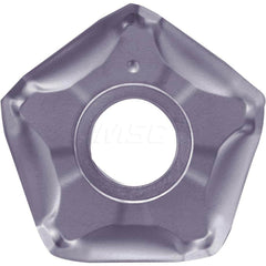 Kyocera PNMU 0905XNERGM PR1535 Grade PVD Carbide, Indexable Milling Insert, Pentagon,  Rake Angle,  Milling Insert for Roughing in (P) Mold Steel, (M) Precipitation Hardened Stainless Steel and (P) Free-Cutting Steel, (P) Carbon/Alloy Steel, (S) Heat-Resi