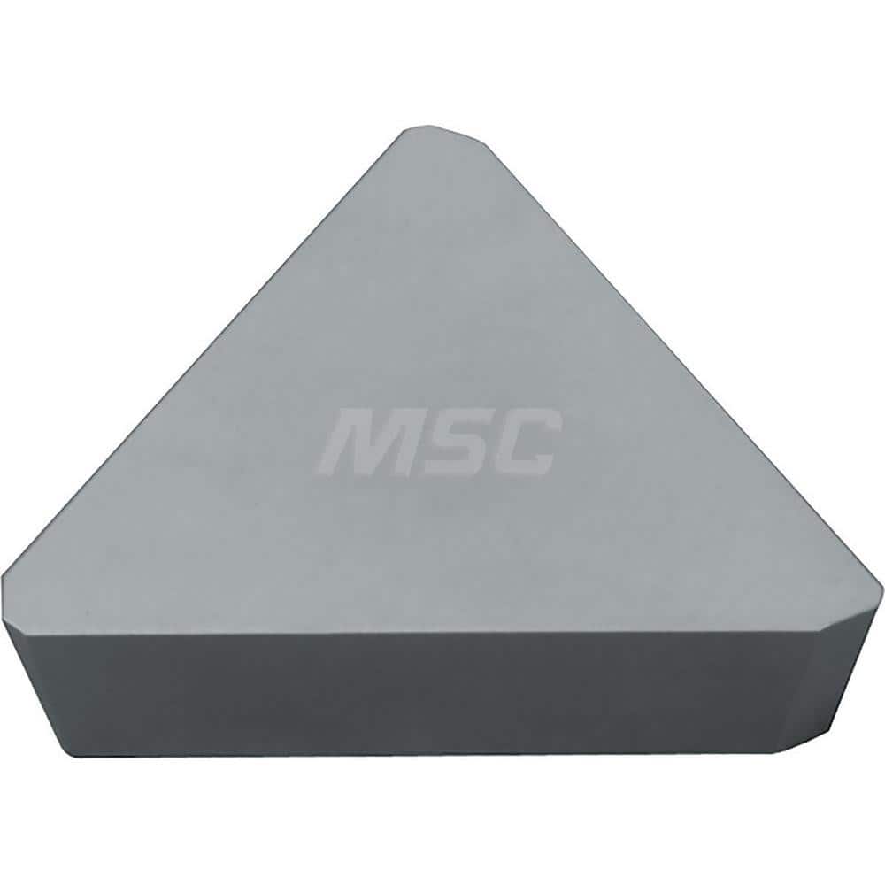 Kyocera TPK 43PDFR KW10 Grade Uncoated Carbide, Triangle, Positive Rake Angle, Right-Hand Milling Insert for Roughing in (N) Non-Ferrous Metals and (K) Gray Cast Iron, (S) Titanium Alloy