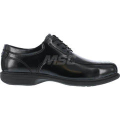 Work Boot: Size 11.5, 2-3/4″ High, Leather, Steel Toe Black, Standard Width