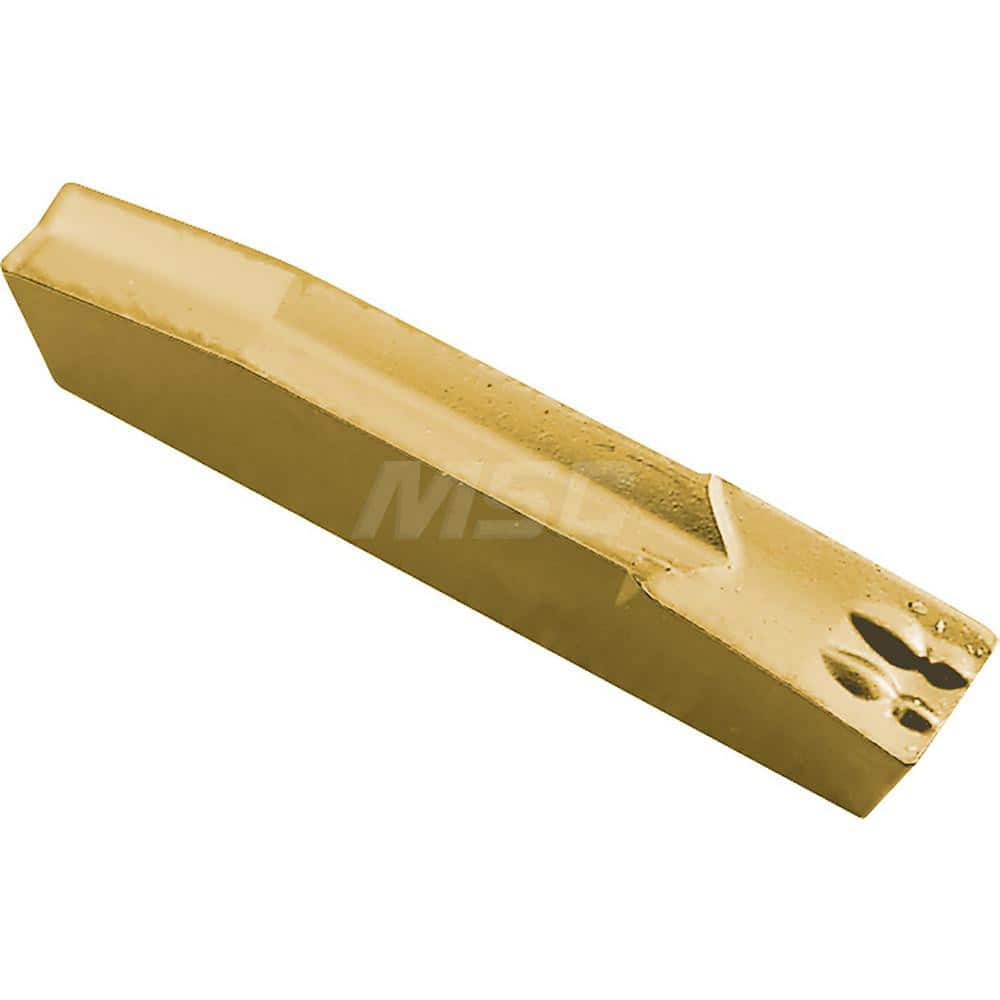 Grooving Insert: GM34D CR9025, Solid Carbide TiCN & TiN Finish, Left Hand, 3 mm Cutting Width, 20 mm Max Depth, Series KGM