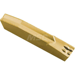 Grooving Insert: GM34D CR9025, Solid Carbide TiCN & TiN Finish, Left Hand, 3 mm Cutting Width, 20 mm Max Depth, Series KGM
