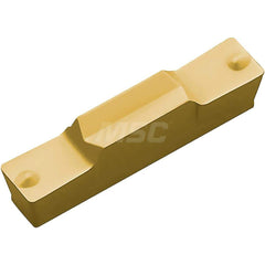 Grooving Insert: GMM3020040MS CR9025, Solid Carbide TiCN & TiN Finish, Neutral, 3 mm Cutting Width, 20 mm Max Depth, Series KGM