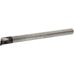 Indexable Boring Bar:  E12QSVPBR1118A,  18.00 mm Min Bore,  12.00 mm Shank Dia,  N/A Steel & Solid Carbide Screw,  Uses VBMT22 ™, VBGT22 ™, VBET22 ™ & VBGW22 ™ Inserts