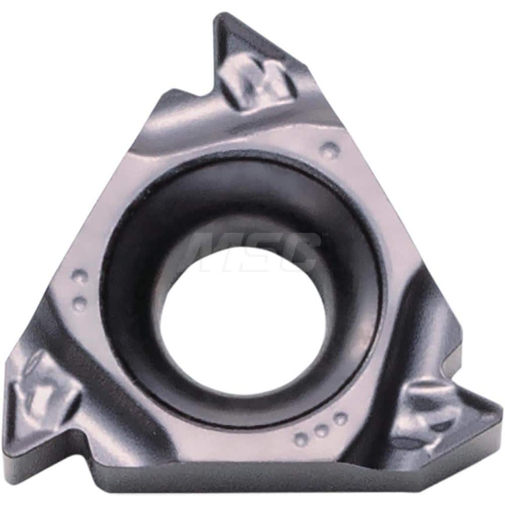 Laydown Threading Inserts; Insert Style: 16IR; Insert Size Code: 16; Insert Material: Solid Carbide; Manufacturer Grade: PR1535; Threads Per Inch: 14.00; Thread Type: Internal; Thread Standard: Tapered Pipe; Insert Hand: Right Hand; Included Angle: 55; Ch