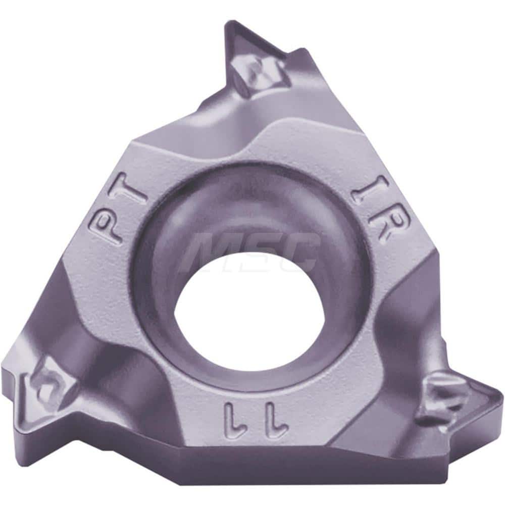 Laydown Threading Inserts; Insert Style: 16ER; Insert Size Code: 16; Insert Material: Solid Carbide; Manufacturer Grade: PR1535; Threads Per Inch: 11.00; Thread Type: External; Thread Standard: Tapered Pipe; Insert Hand: Right Hand; Included Angle: 55; Ch