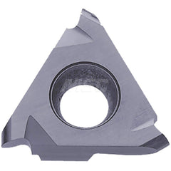 Grooving Insert: GBA43R PR1625, Solid Carbide Megacoat Nano Finish, Left Hand, 4 mm Cutting Width, 5 mm Max Depth, Series GBA